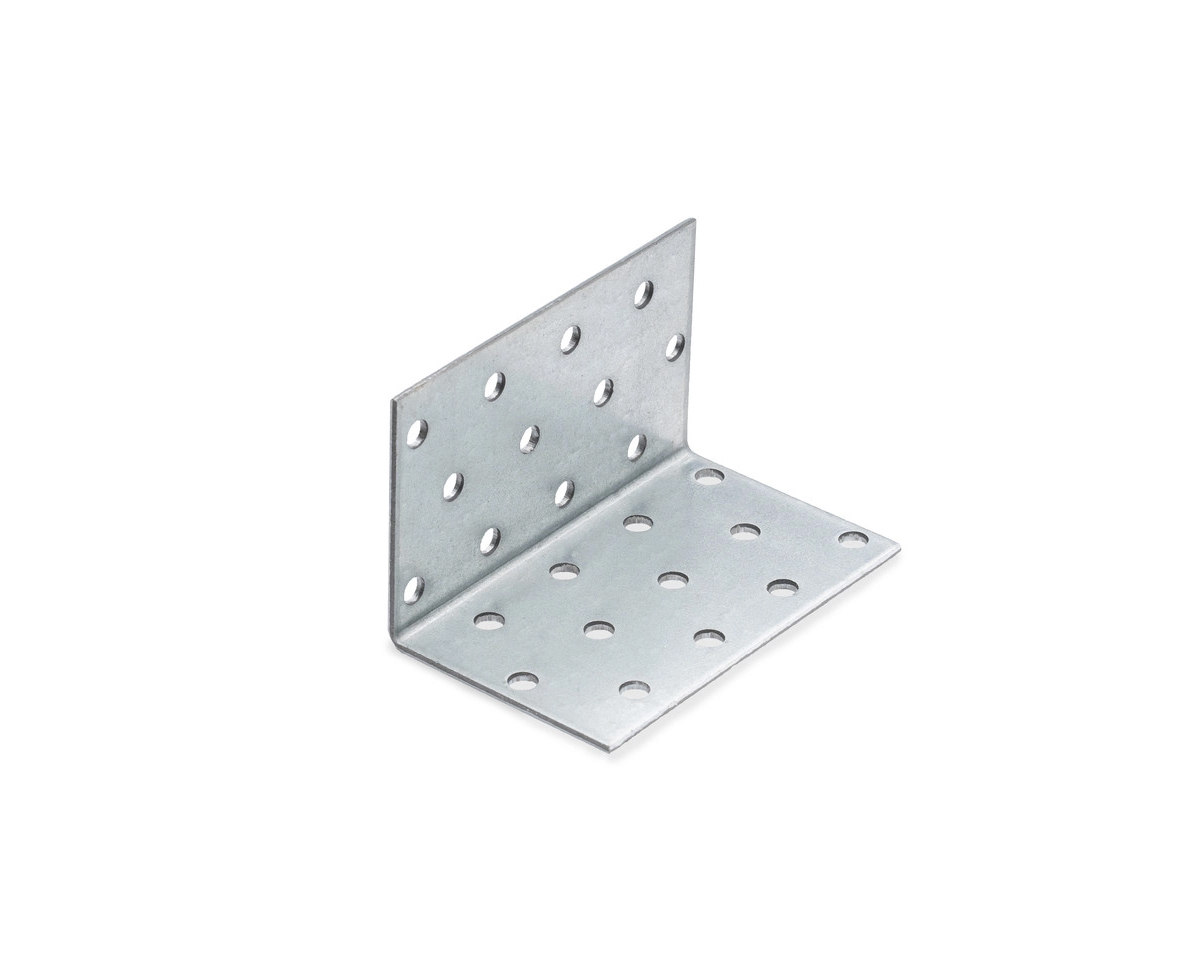 Уголок крепежный равносторонний 50x50x80x2,0 мм KUR-50-80 (упак/150шт)