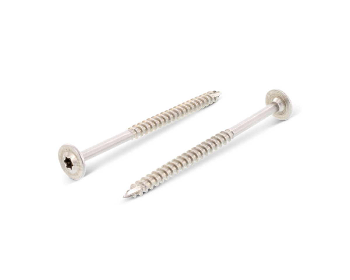 Саморез усиленный по дереву SKP-S, TORX20, 4x50, прессшайба, нерж.сталь (упак/200шт)