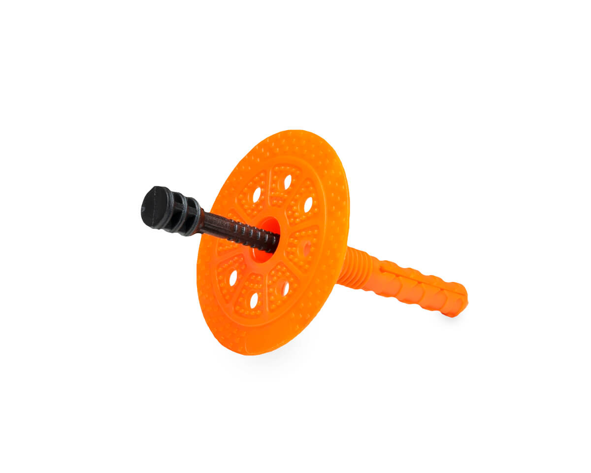 Держатель теплоизоляции 10x70 с полиамидным гвоздем DTM-N + GT-P, ЕКТ (пакет/75шт)