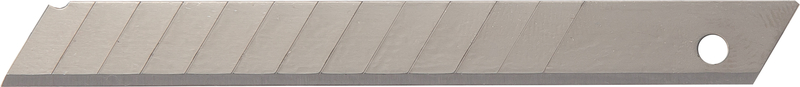Лезвия сегментные д/ножа 9мм, толщ 0,4мм, сталь SK-5 GERAL (упак/10шт)