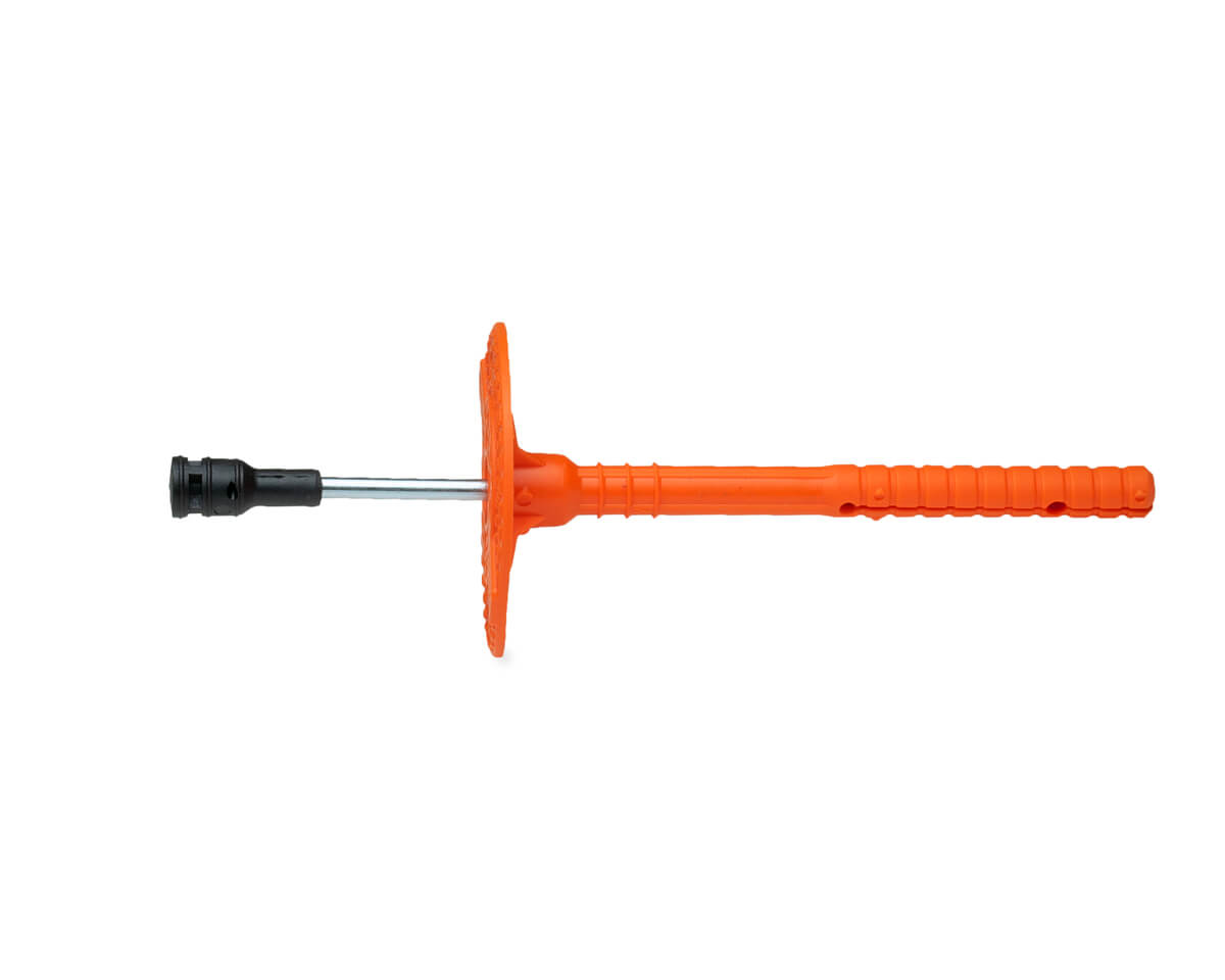 Дюбель тарельчатый 10х120 со стальным гвоздем с термоголовкой DTI-10 (упак/350шт)