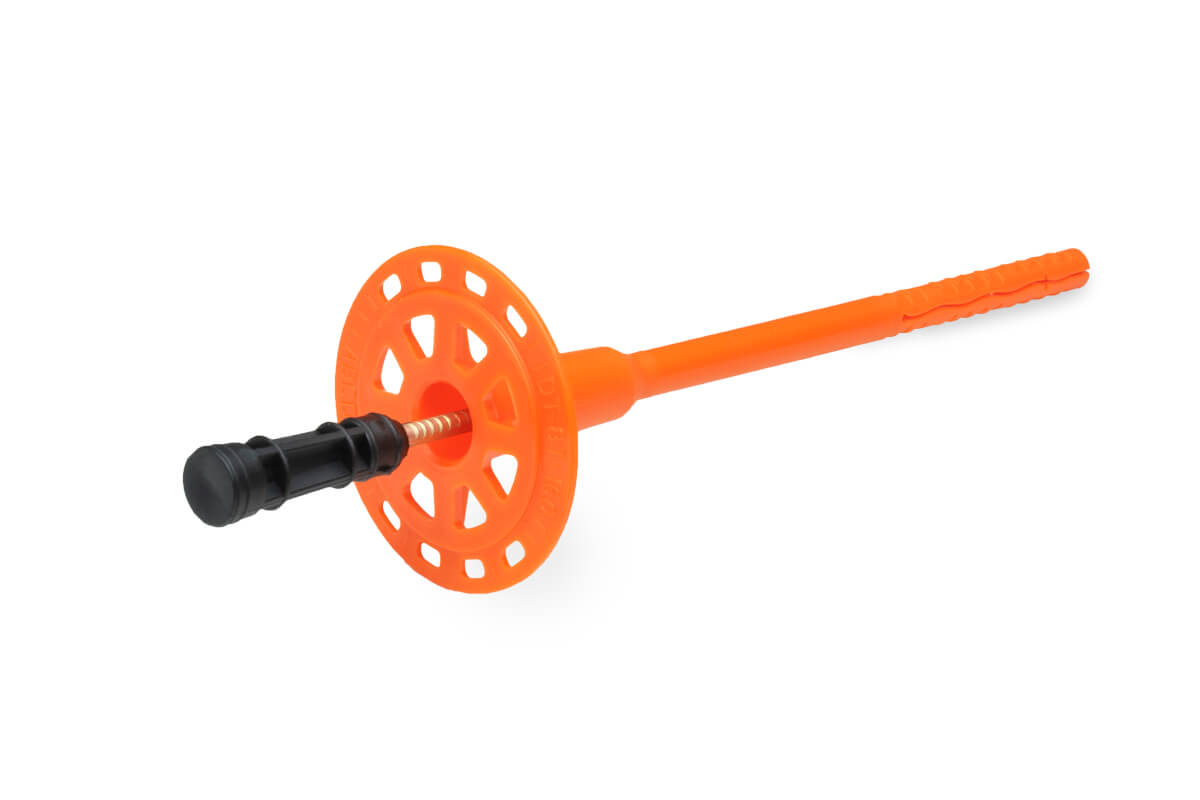 Дюбель тарельчатый 8x160 со стальным гвоздем с высокоэфф. термоголовкой DT-8T, ЕКТ (пакет/50шт)