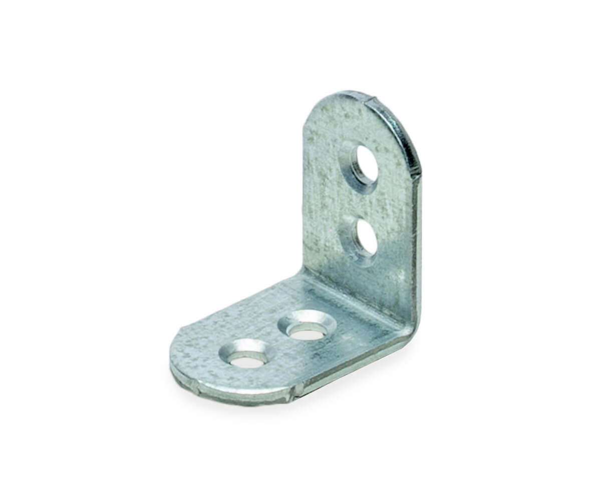 Уголок крепежный узкий 25x25x17х2,0 мм (упак/400шт)