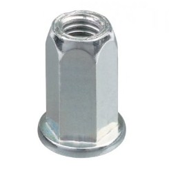 Заклепка шестигр. резьб. M8x18/1035, ст.,оцинк.,цил.борт (упак/350шт)