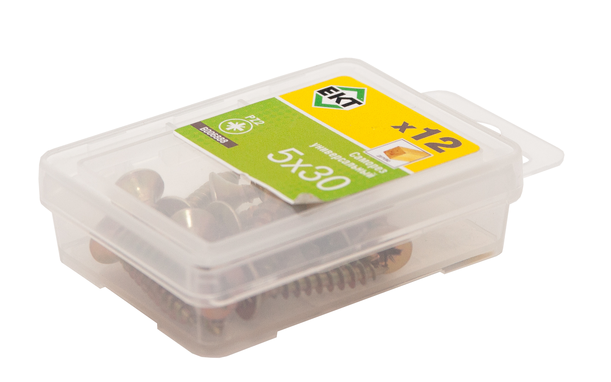 Саморез, желтый цинк 5,0 х30 (упак/12шт)