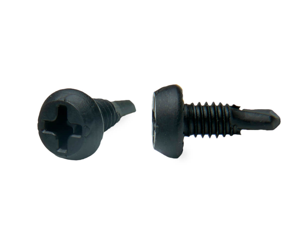 Саморез с цилиндрической головкой, 3,8x11 сверло, фосфат, ЕКТ (упак/50шт)