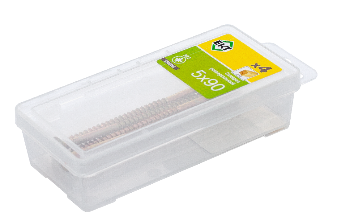 Саморез, желтый цинк 5,0 х90 (упак/4шт)