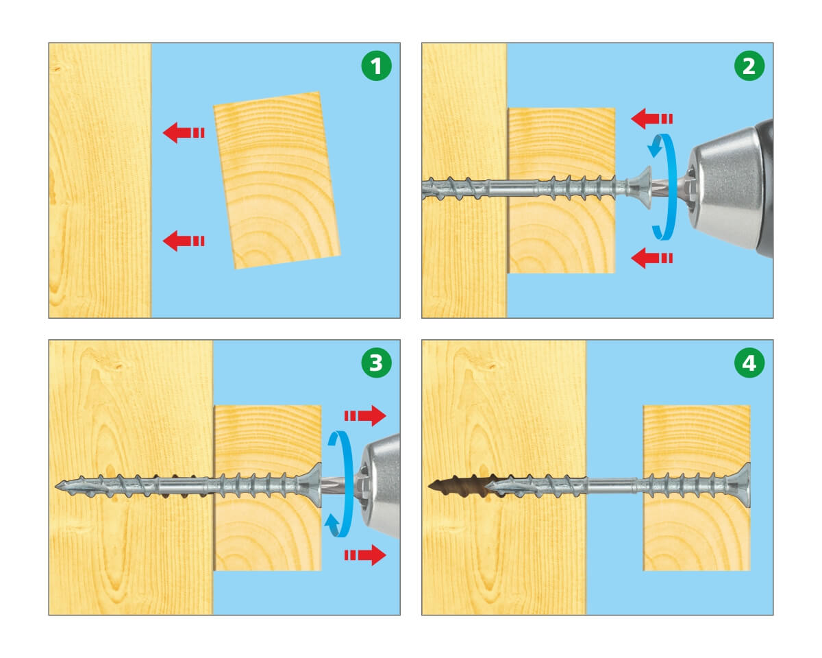 Саморез юстировочный (дистанционный) TX30 6.0x100, потай, оцинк (упак/100шт)