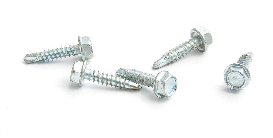 Саморез с п/ш и шестигранной головкой SPH, сверло, 4,2х16 цинк (упак/10000шт)