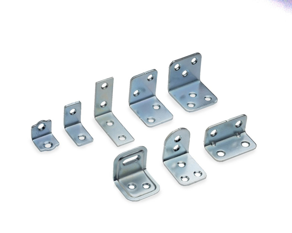 Уголок мебельный 13.2мм, цинк (пакет/4шт)