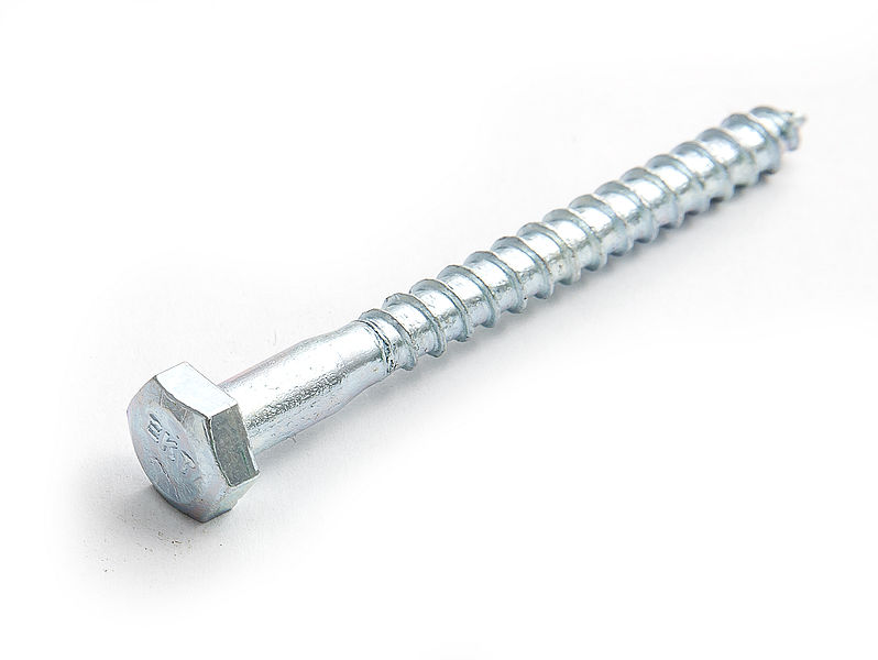 Саморез с 6-гранной головкой SSD, 6х60 острый, цинк (упак/2000шт)