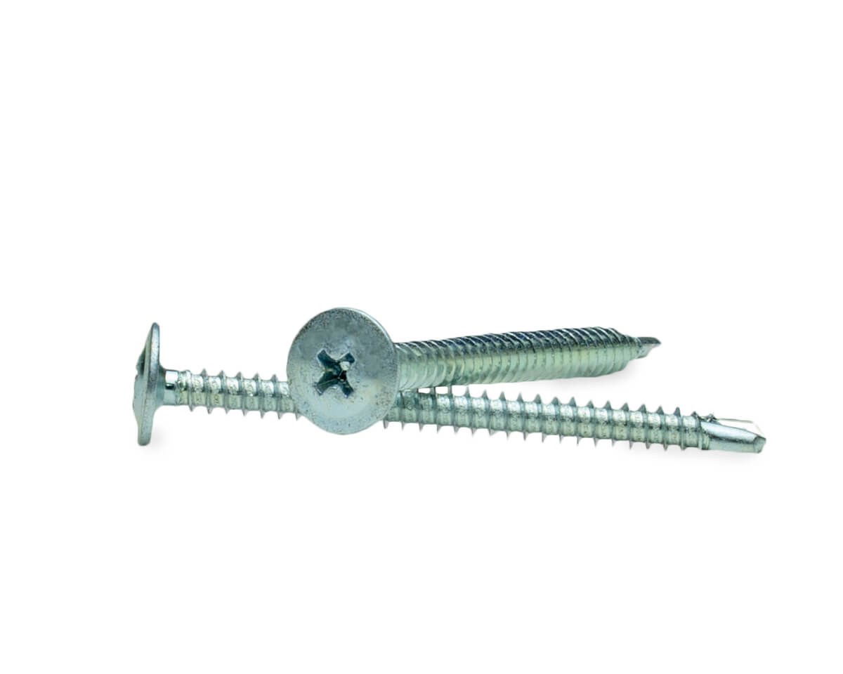 Саморез с прессшайбой 4.2x51, сверло, цинк, дой-пак M, МОНТАЖ (пакет/90шт)