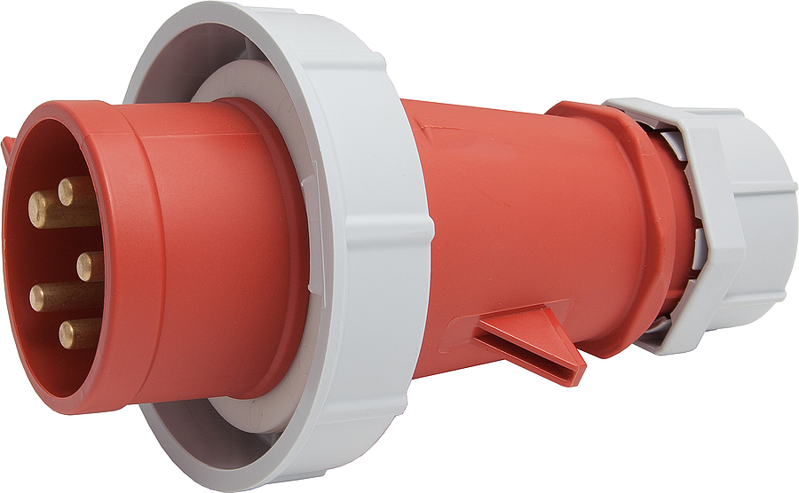 Вилка силовая 16A, 5p, IP67 ВП16-950 РБ (шт)