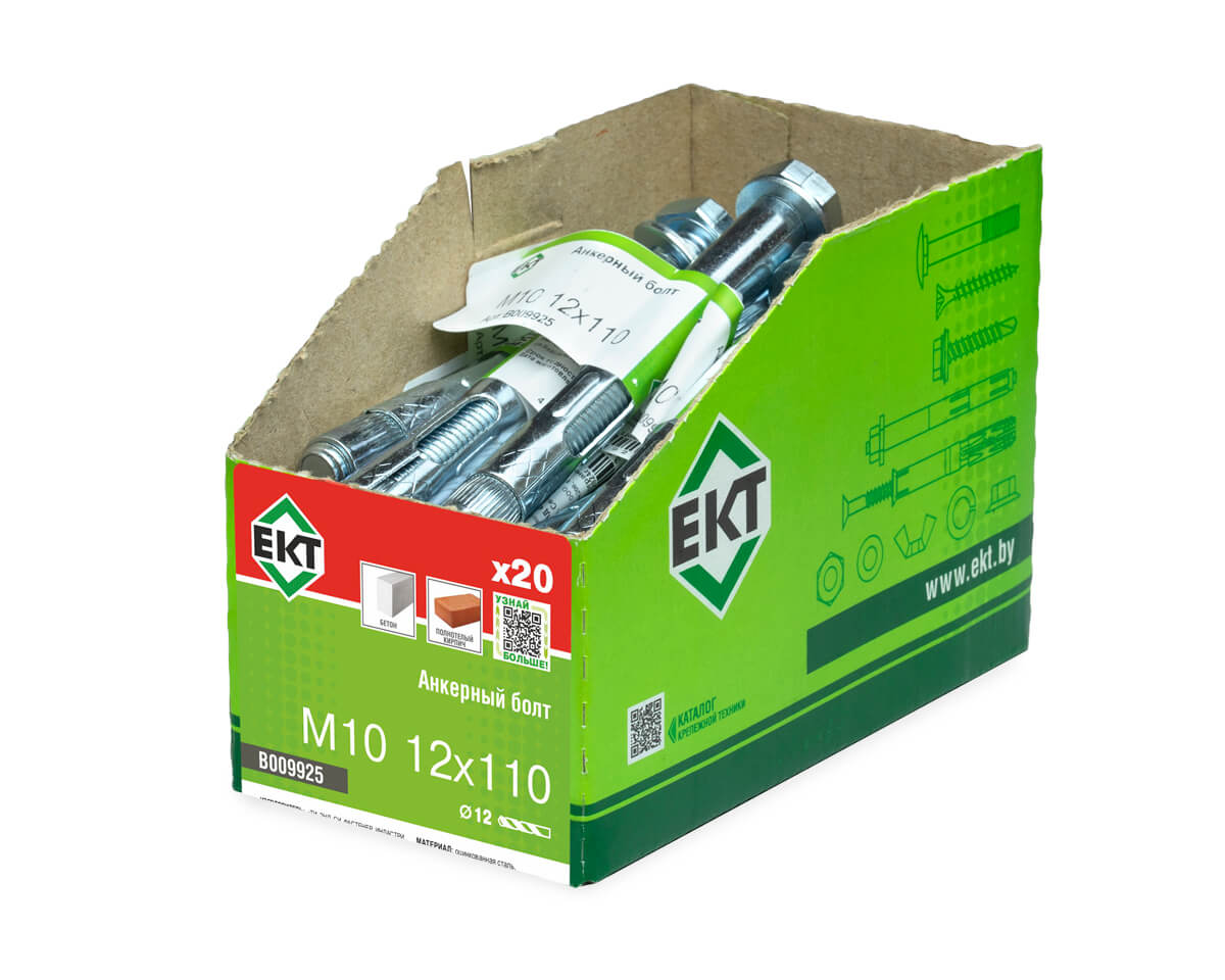 Анкерный болт M10 12x110, ЕКТ (с этик./1шт)