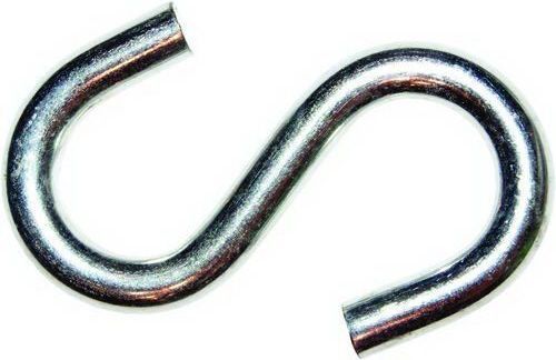 Крючок S-образный М5, цинк (упак/50шт)