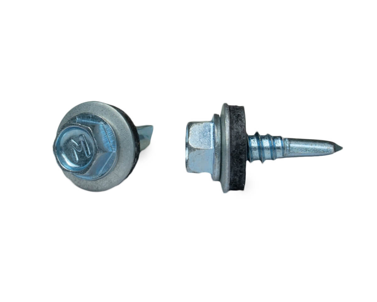 Саморез кровельный с резин. прокл. 5.5х19 сверло PT3, цинк, в коробке с окном, ЕКТ (упак/300шт)