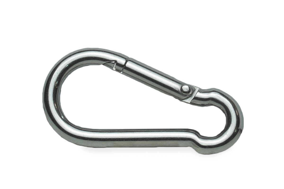 Карабин М4, DIN5299C, НЕРЖ. СТАЛЬ А4 (упак/20шт)