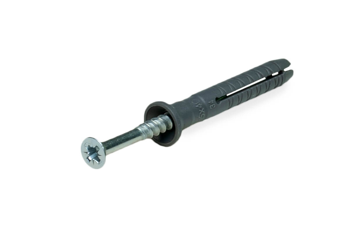 Дюбель-гвоздь GL, 6x40 потай, п/п, ЕКТ (упак/200шт)