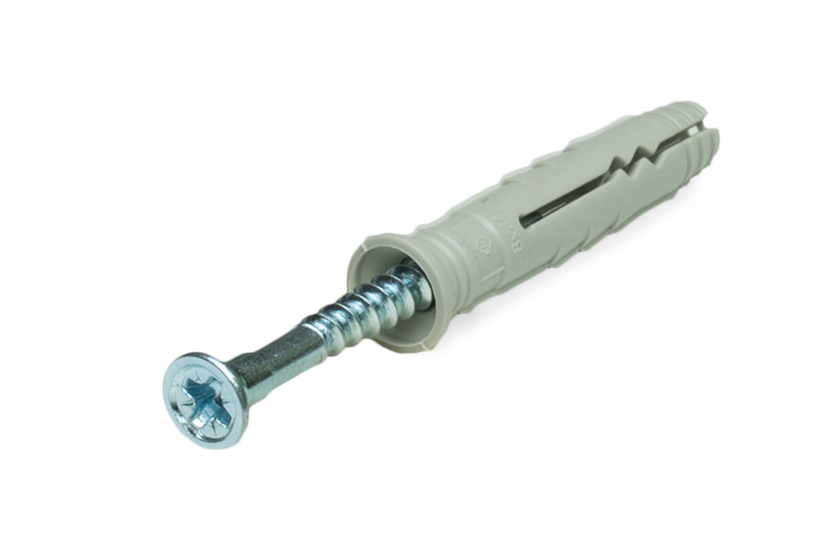 Дюбель-гвоздь GL, 8x45 потай, нейлон, ЕКТ (упак/1.800шт)