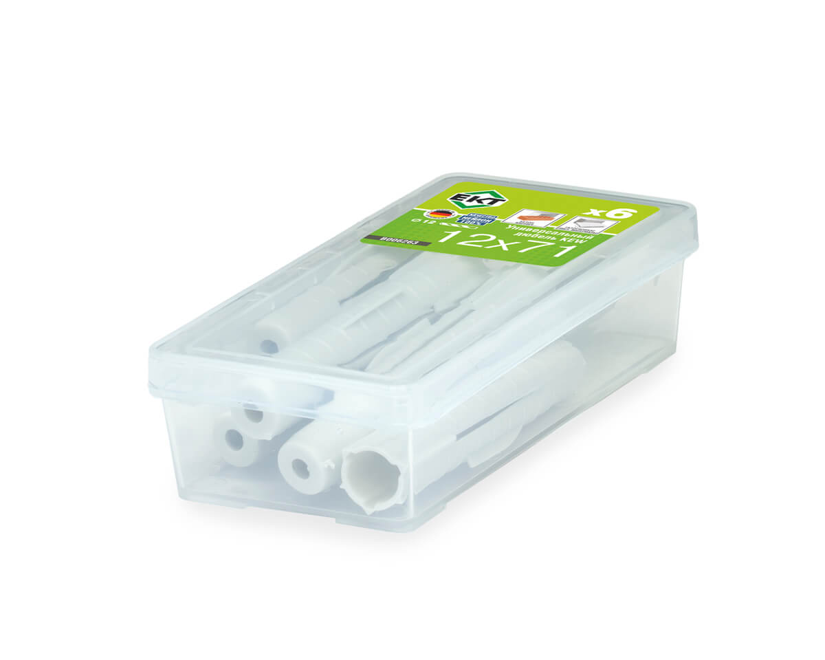 Универсальный дюбель KEW UDD 12x71, (упак/6шт) НЕЙЛОН