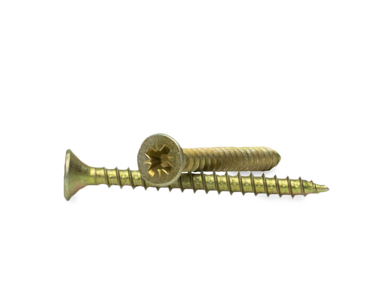 Саморез универсальный 4.0x40, желтый цинк, дой-пак M, МОНТАЖ (пакет/250шт)