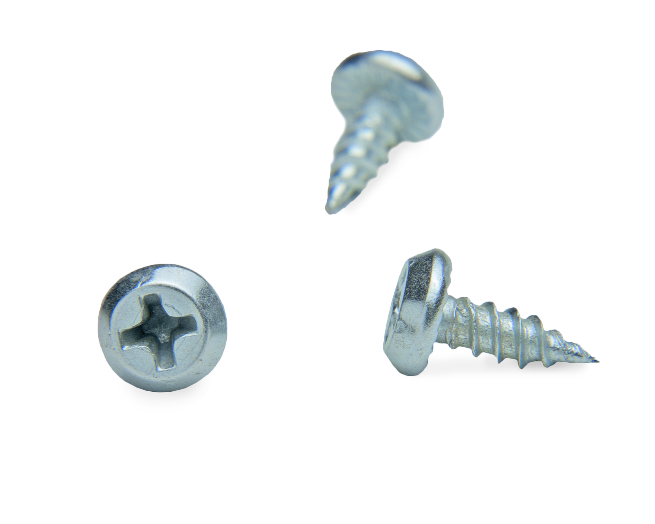 Саморез с цилиндрической головкой 3.5х9.5, острый, цинк МОНТАЖ (упак/750шт)