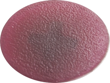 Заглушка декоративная под саморезы PZ-2, махон темный/S-19 (упак/100шт)