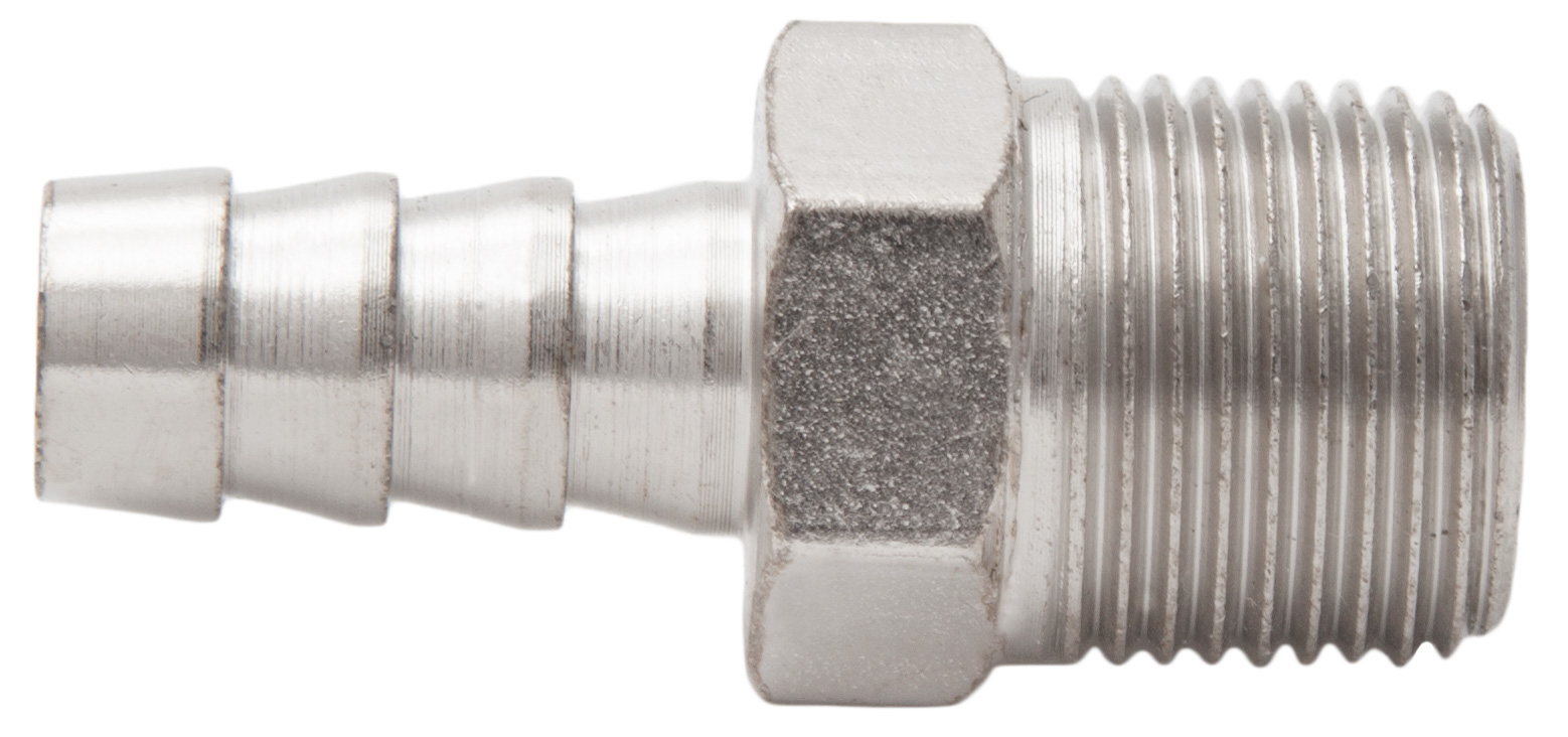 Фитинг елочка 8мм х наруж.резьба (BSPP) 1/4