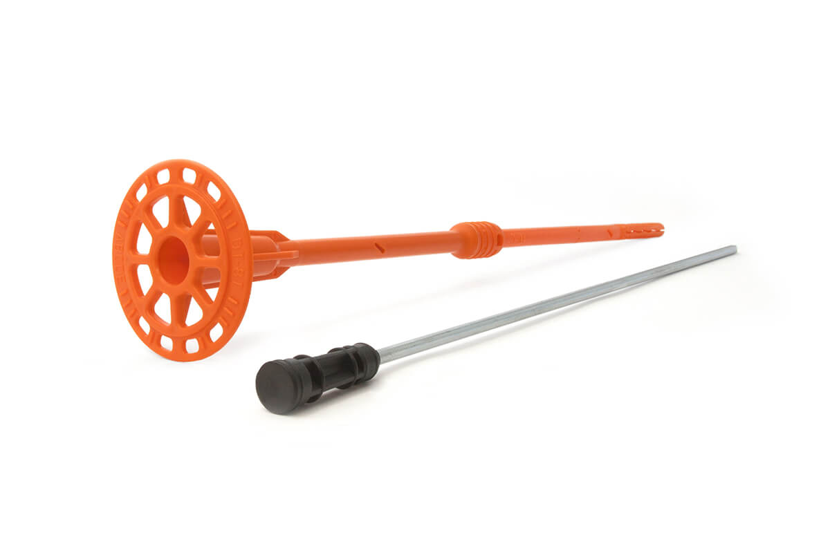 Дюбель тарельчатый 8х350 со стальным гвоздем с высокоэфф. термоголовкой DT-8T-350 (упак/100шт)