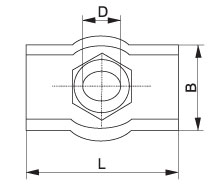 Зажим для стальных канатов 6 мм, одинарный, оцинк. (упак/500шт)