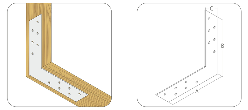 Угловой соединитель 120x120x35 US-120 (шт)