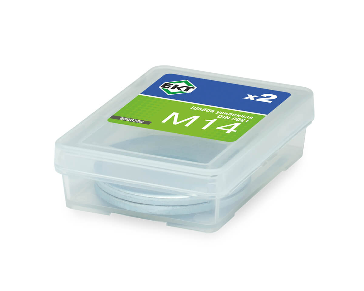 Шайба М14 усиленная, цинк, прочн.4,8 DIN9021 (упак/2шт)