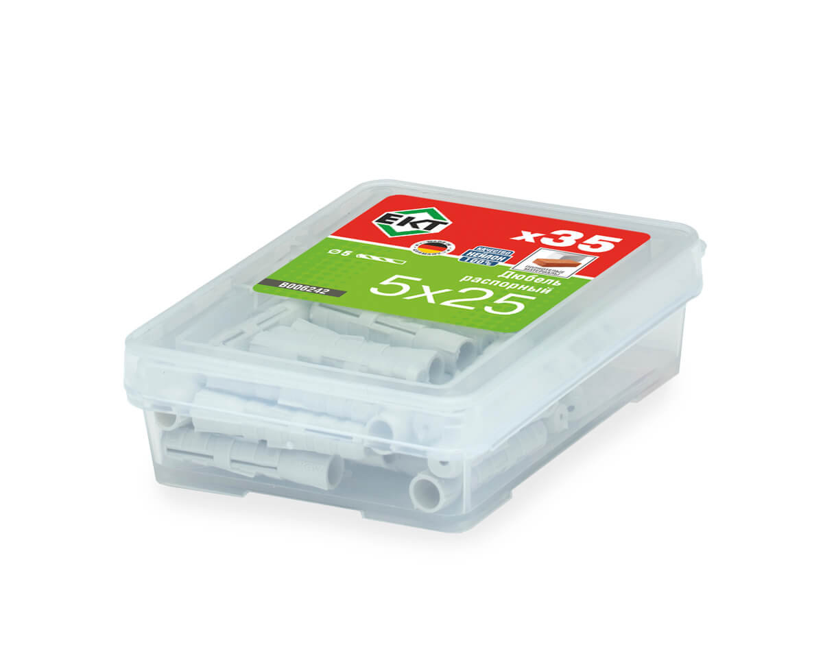 Распорный дюбель KEW DSD S 5х25, (упак/35шт) НЕЙЛОН