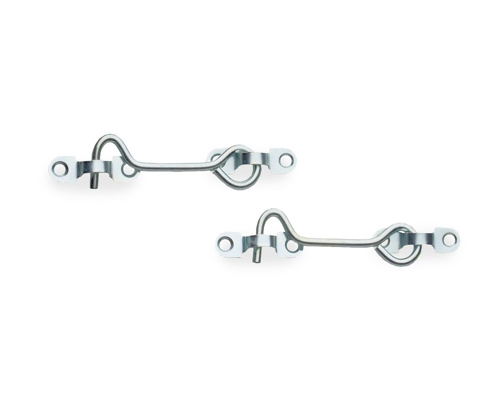 Крючок ветровой 75мм, цинк (пакет/2шт)