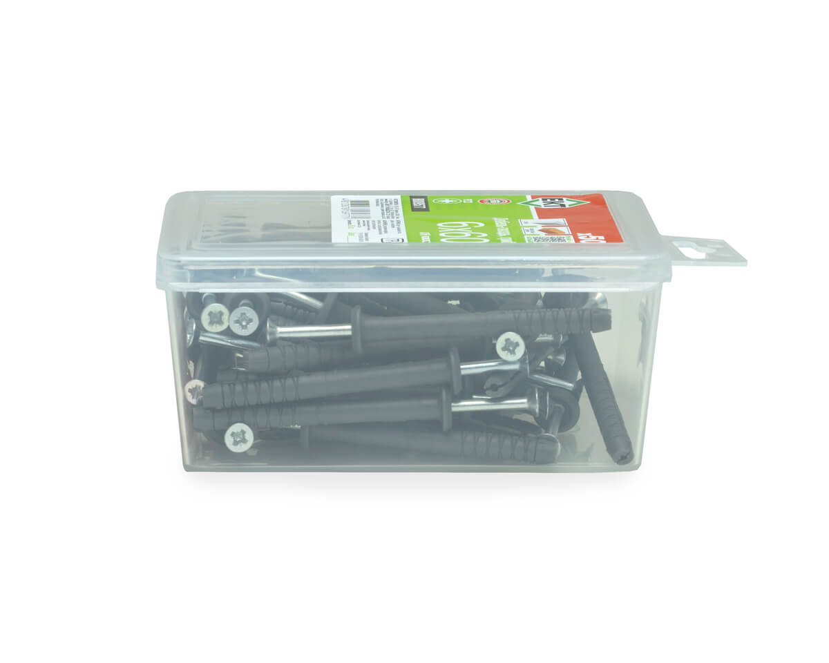 Дюбель-гвоздь GL, 6x60 гриб, п/п, ЕКТ (пласт.конт./50шт)