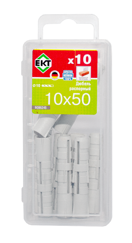 Распорный дюбель KEW DSD S 10х50, НЕЙЛОН (упак/10шт)