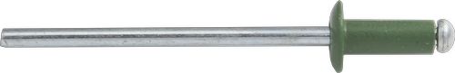 Заклепка вытяжная ISO 15977 4.8х12, Al/St, тип L RAL6002 (зеленый) (упак/500шт)