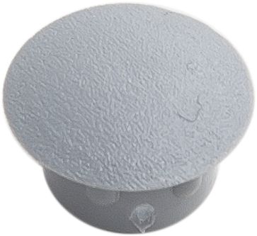 Заглушка декоративная под отверстие D14, темно-серая (упак/1.000шт)