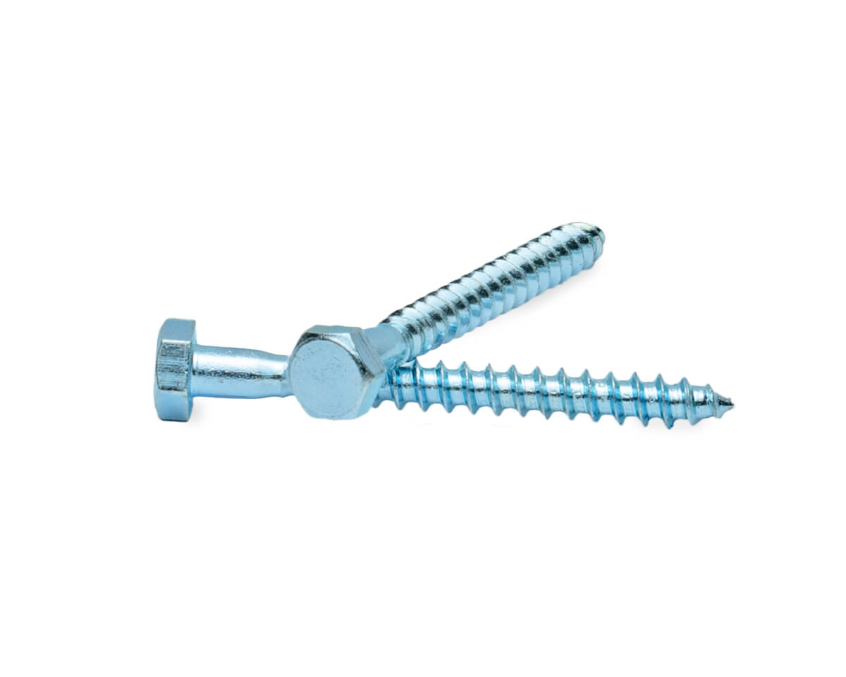 Саморез с 6-гранной головкой, 6.0x60 острый, цинк, ЕКТ (упак/10шт)