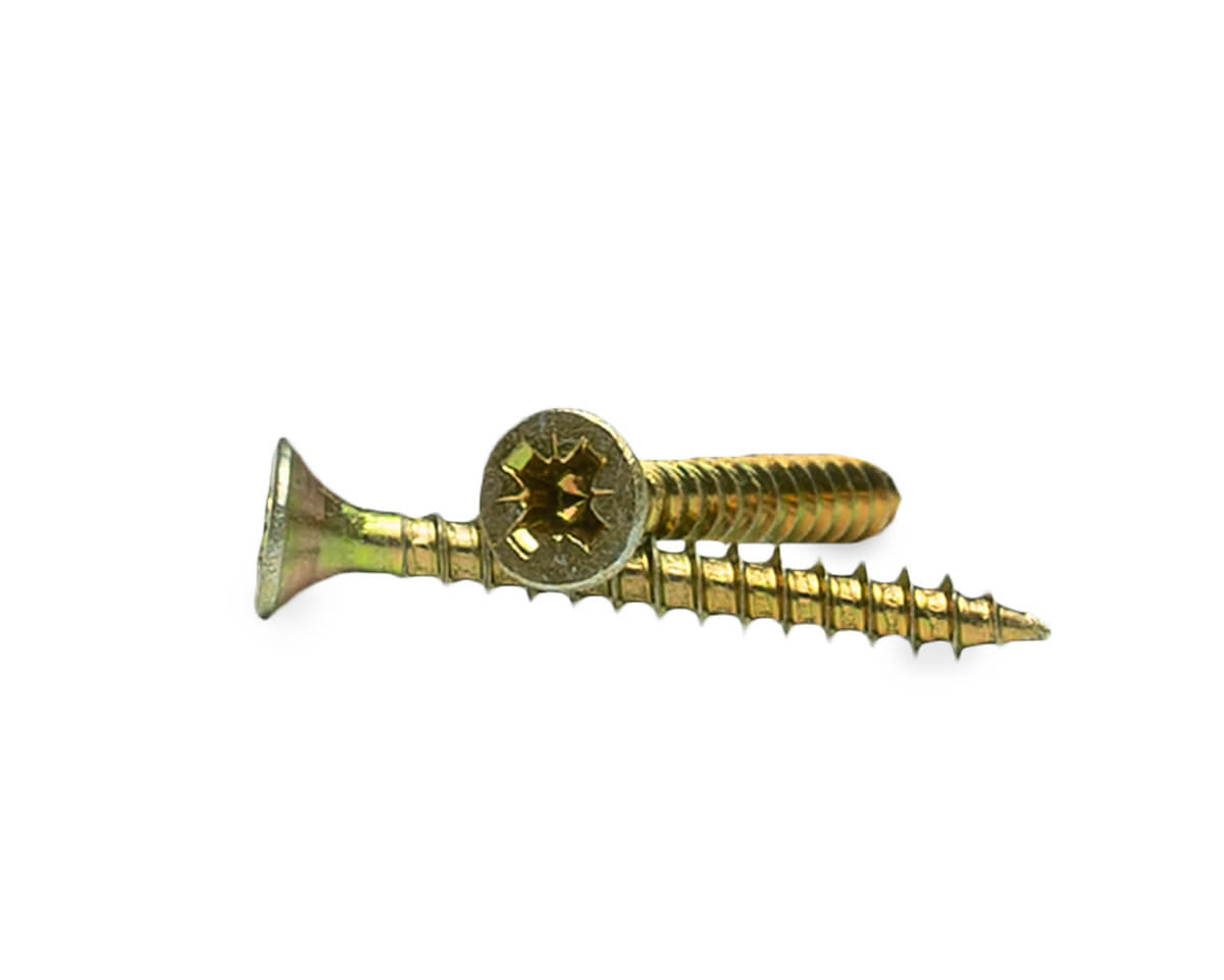 Саморез универсальный 5.0x45, желтый цинк, дой-пак S, МОНТАЖ (пакет/30шт)