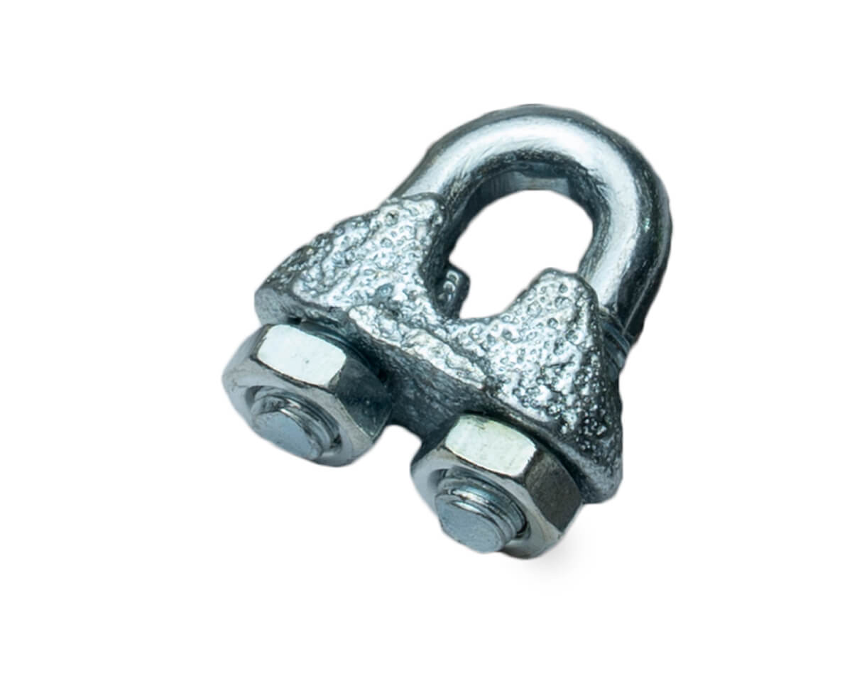 Зажим канатный М3, DIN741 (упак/50шт)