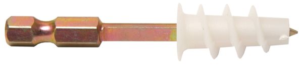 Пластмассовый дюбель GKD по гипсокартону с насадкой, НЕЙЛОН KEW (упак/200шт)