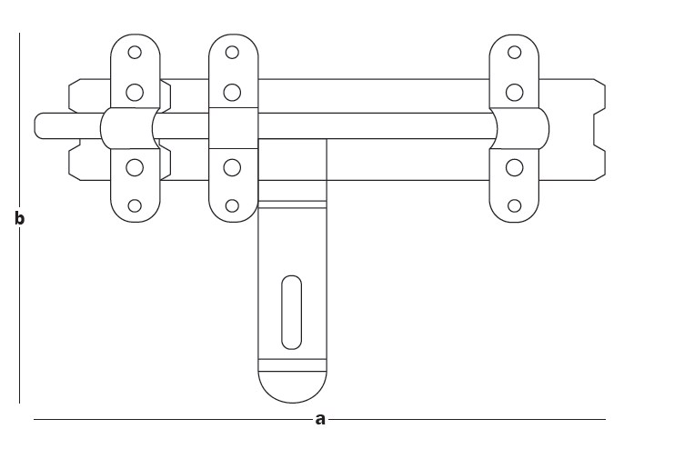 Задвижка усиленная 275x210 ZT-275 (шт)