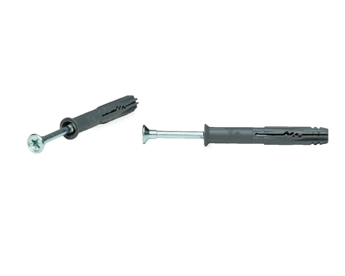 Дюбель-гвоздь GL, 8x60 потай, п/п, ЕКТ (кор. с окном/75шт)