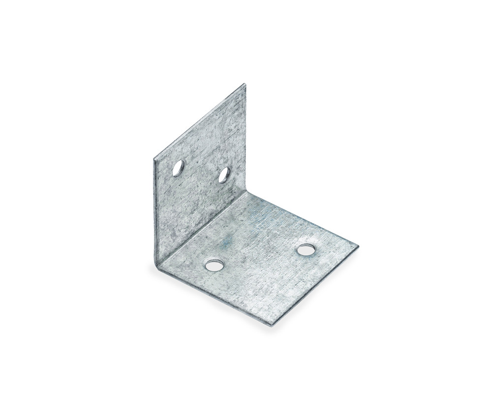Уголок крепежный равносторонний 40x40x40х1,5 мм широкий KSO2 (шт)