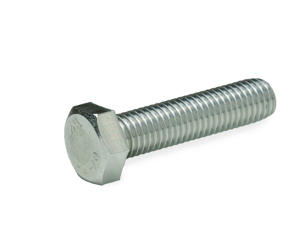 Болт с шестигранной головкой M12х50, DIN933, НЕРЖ. СТАЛЬ (упак/50шт)