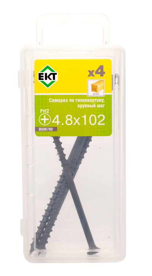 Саморез по ГК, крупный шаг 4,8х102 (упак/4шт)