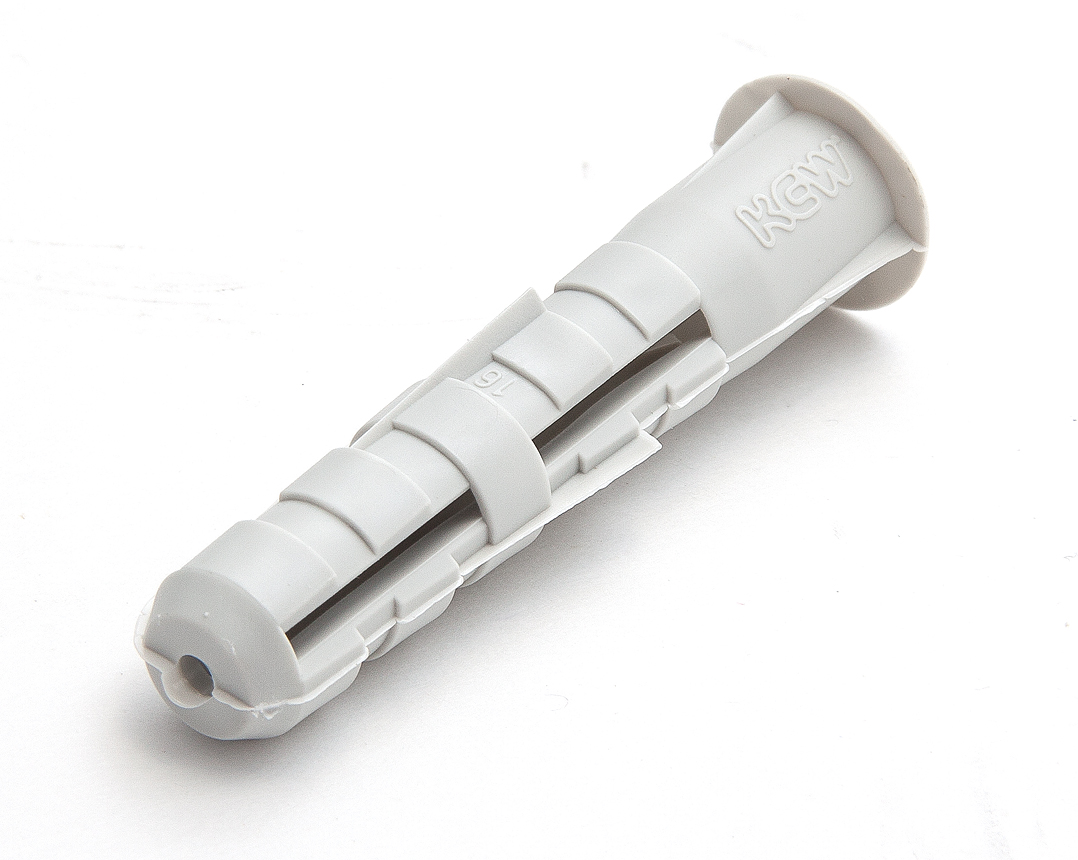 Дюбель распорный 5х25 KSD S с бортом, НЕЙЛОН KEW (упак/50.000шт)