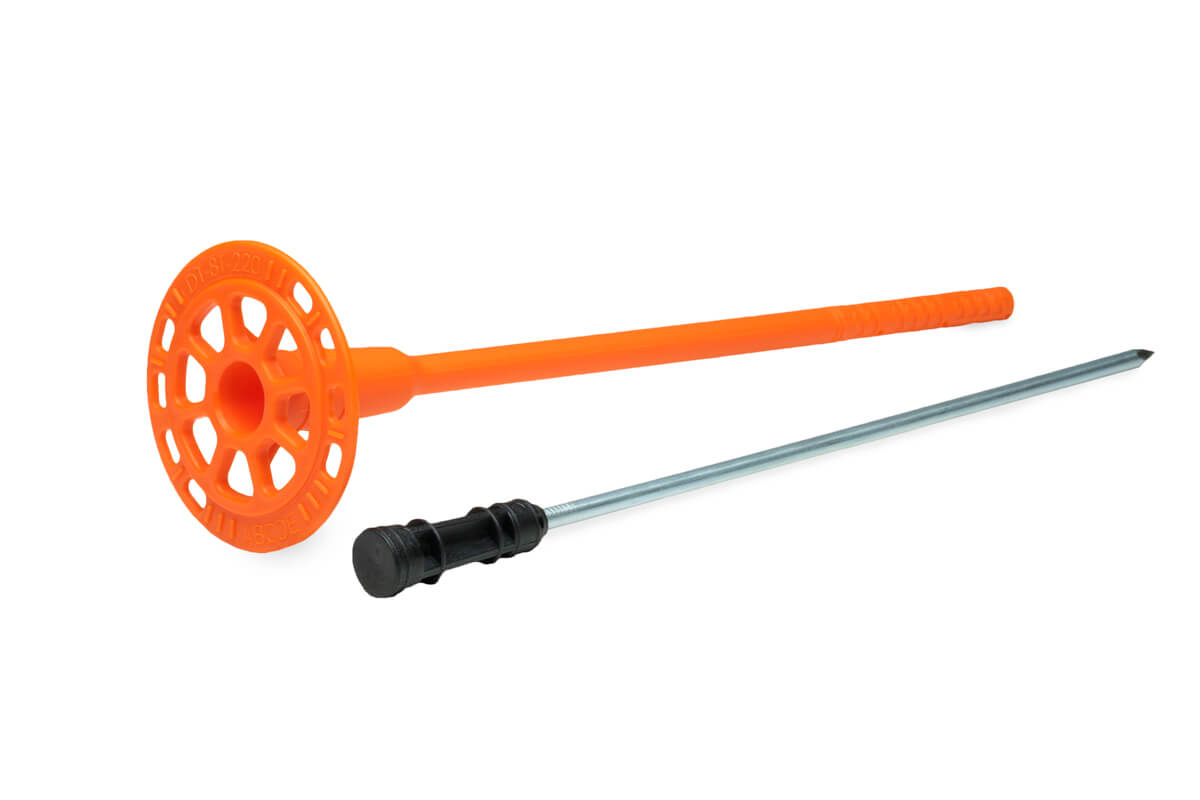 Дюбель тарельчатый 8х220 со стальным гвоздем с высокоэфф. термоголовкой DT-8T-220 (упак/200шт)