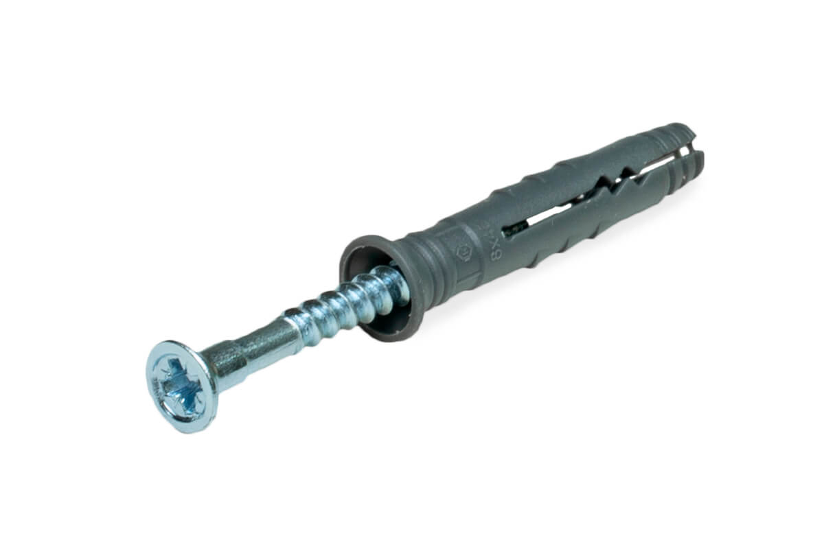 Дюбель-гвоздь GL, 8x45 потай, п/п, ЕКТ (упак/1.800шт)